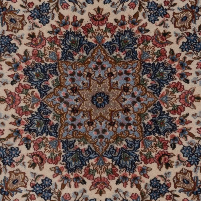 Persisk teppe - klassisk square - 176 x 176 cm - mørk beige