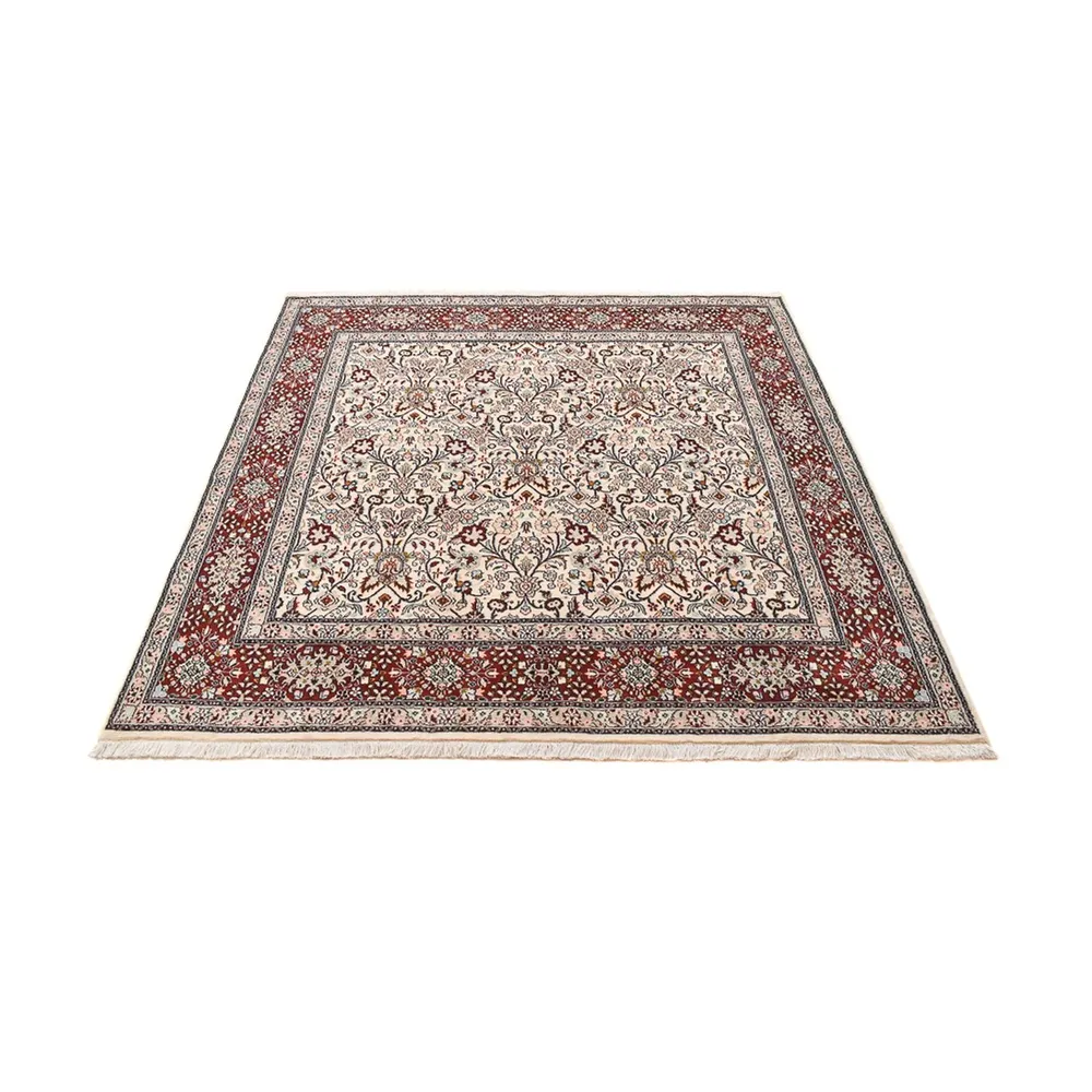 Persisk teppe - klassisk square - 201 x 201 cm - sand