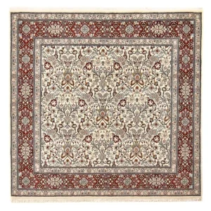 Persisk teppe - klassisk square - 201 x 201 cm - sand