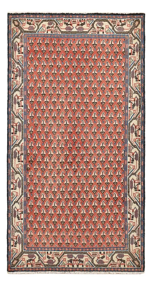 Persisk teppe - Mir - 123 x 62 cm - lys rød