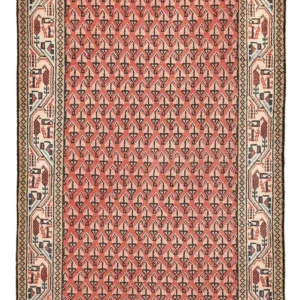 Persisk teppe - Mir - 127 x 61 cm - lys rød