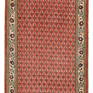 Persisk teppe - Mir - 130 x 63 cm - lys rød