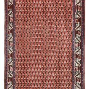 Persisk teppe - Mir - 135 x 71 cm - lys rød