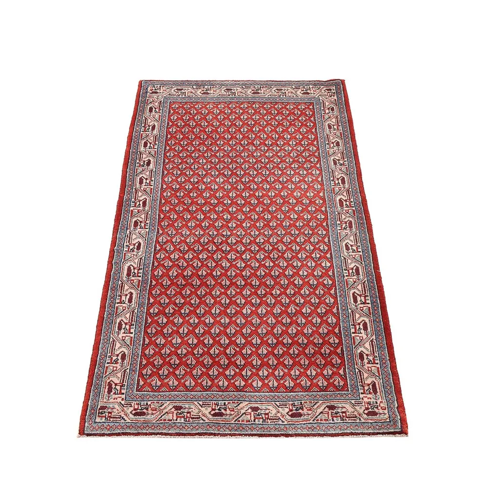 Persisk teppe - Mir - 135 x 66 cm - mørk rød