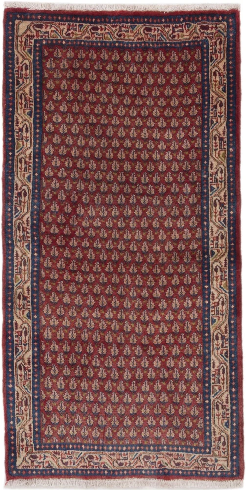 Persisk teppe - Mir - 140 x 70 cm - rød