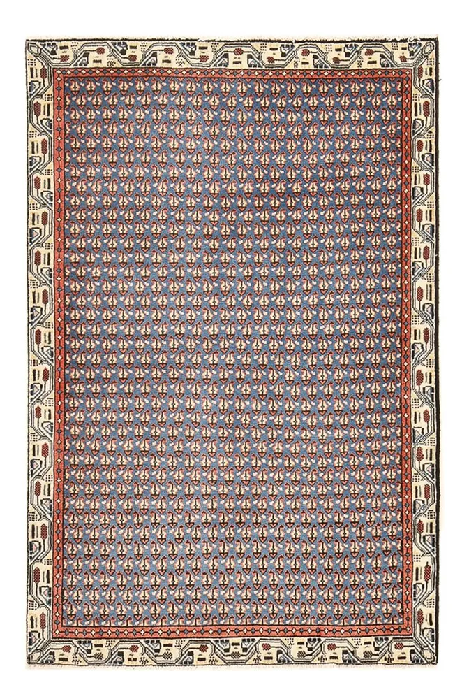 Persisk teppe - Mir - 145 x 94 cm - havblå