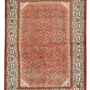 Persisk teppe - Mir - 196 x 138 cm - lys rød
