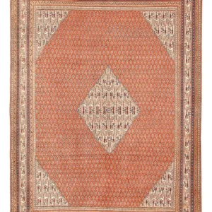Persisk teppe - Mir - 307 x 210 cm - lys rød