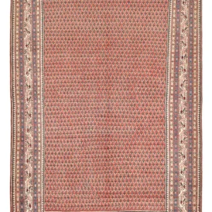 Persisk teppe - Mir - 330 x 215 cm - lys rød