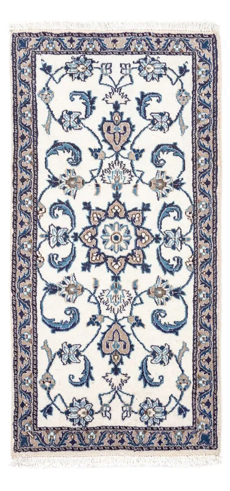 Persisk teppe - Nain - 131 x 67 cm - beige