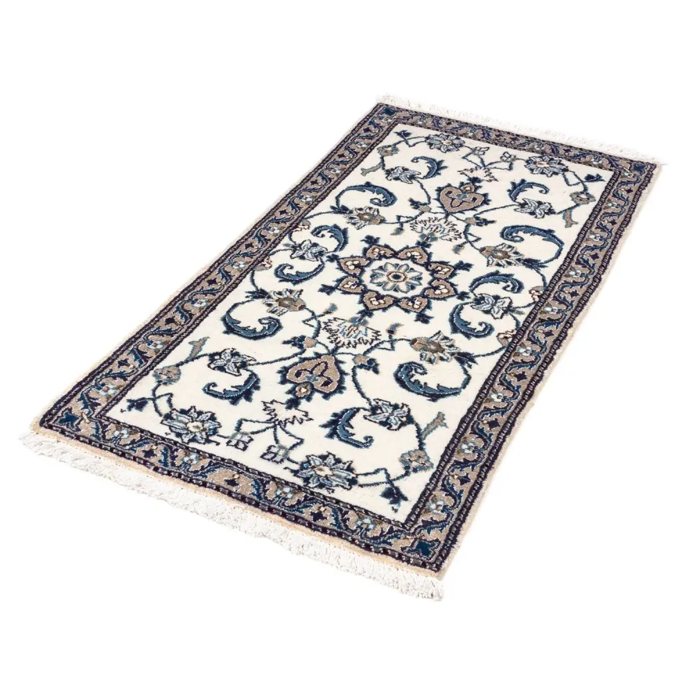 Persisk teppe - Nain - 131 x 67 cm - beige