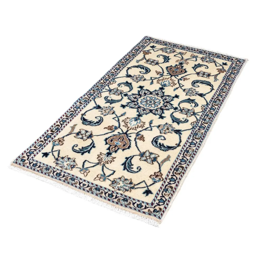 Persisk teppe - Nain - 135 x 67 cm - beige