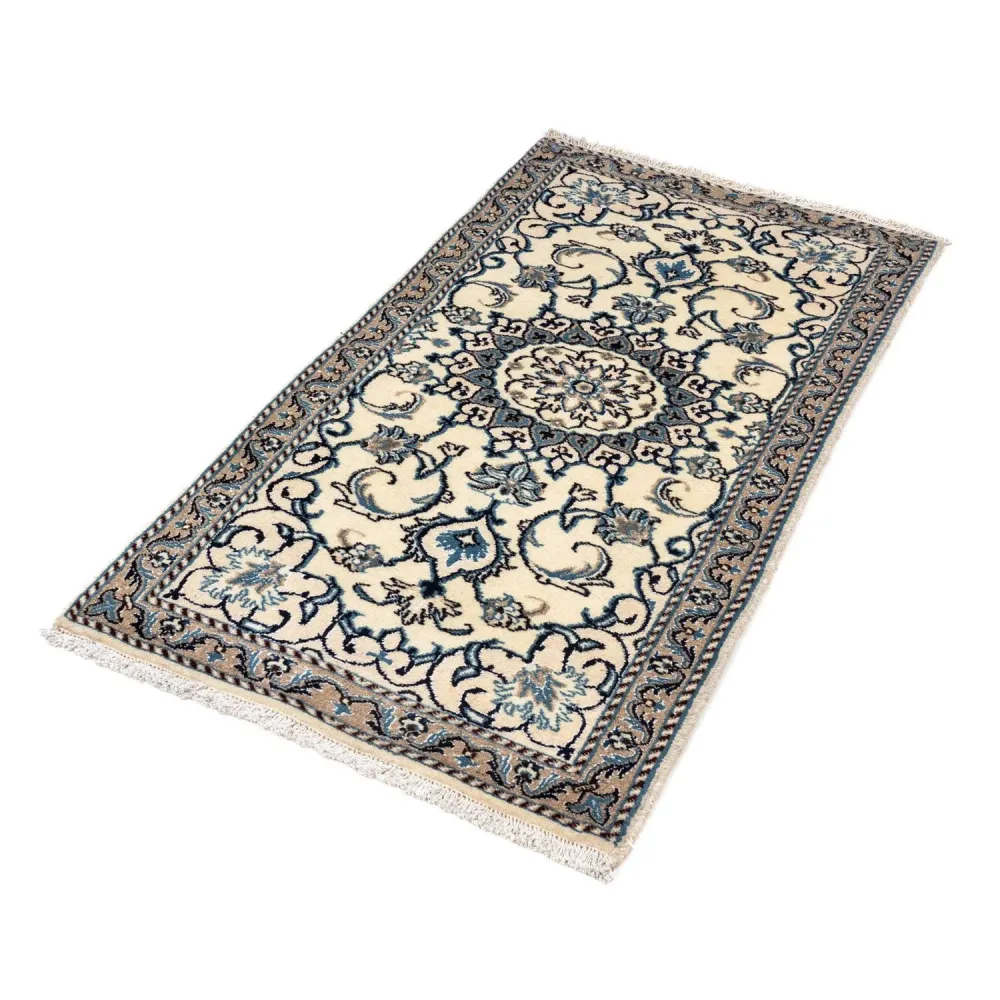 Persisk teppe - Nain - 136 x 86 cm - beige