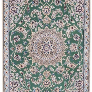 Persisk teppe - Nain - 136 x 88 cm - grønn