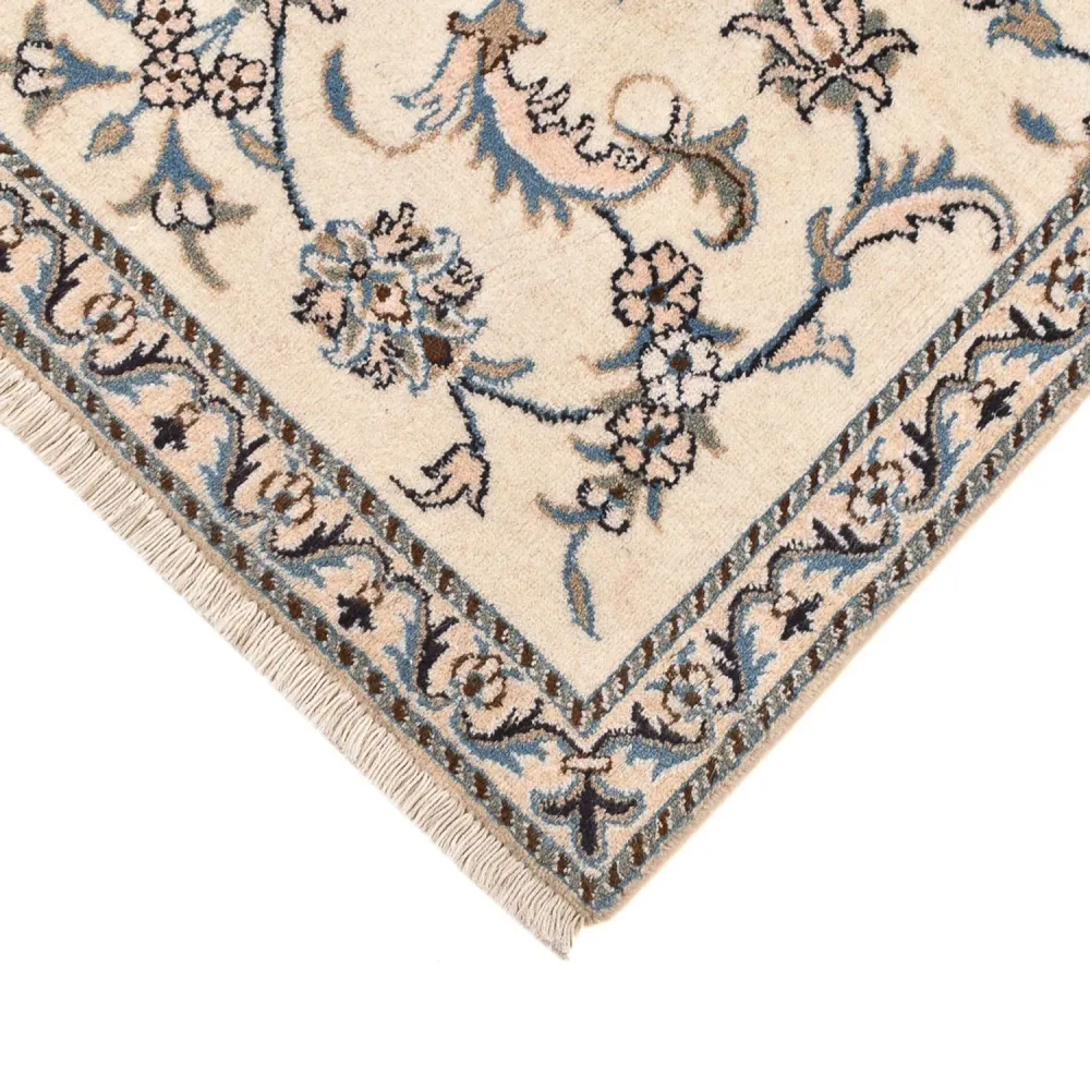 Persisk teppe - Nain - 136 x 87 cm - lys beige