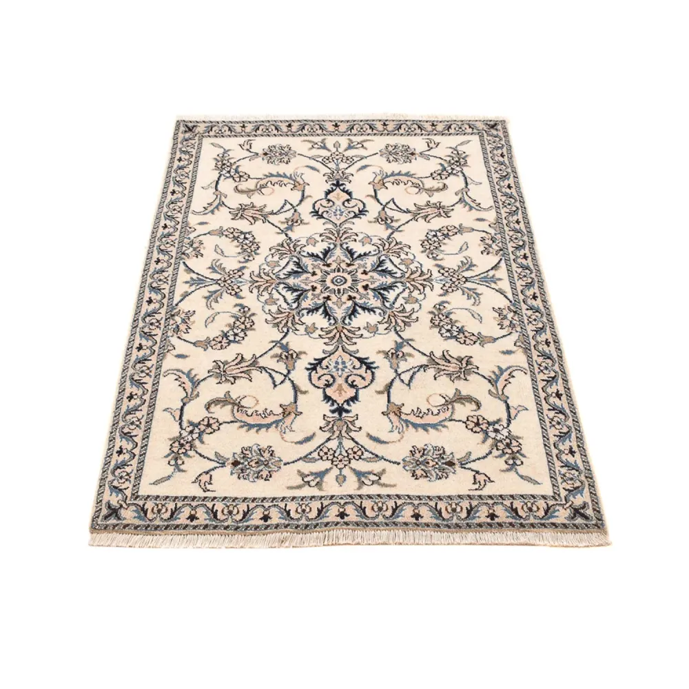 Persisk teppe - Nain - 136 x 87 cm - lys beige