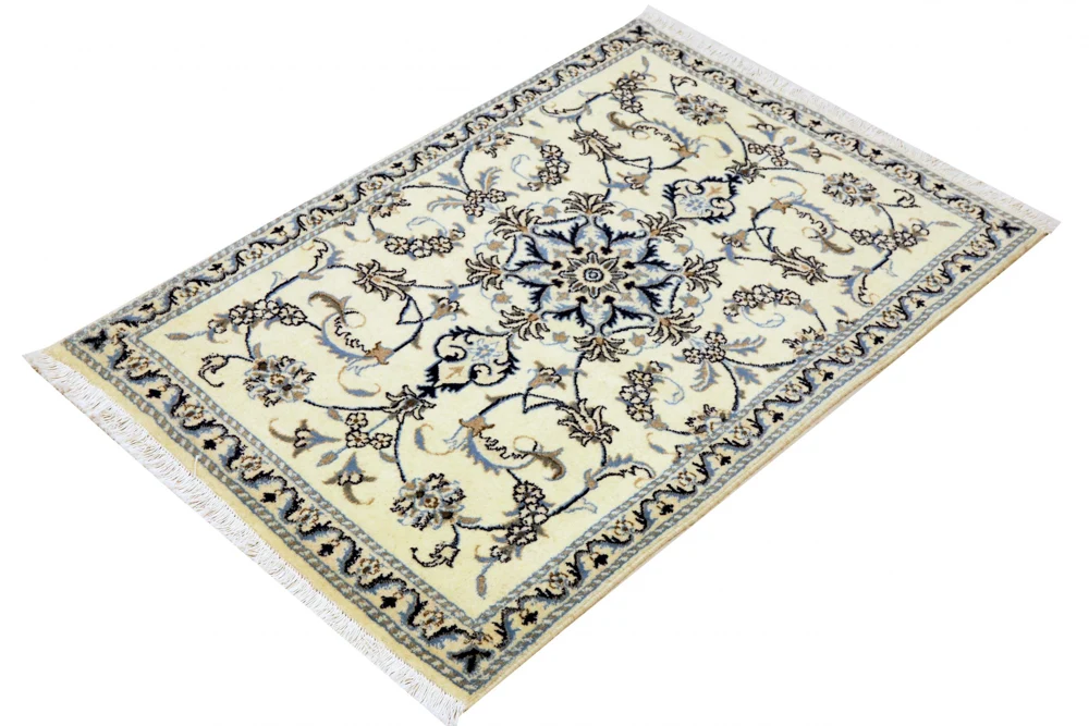 Persisk teppe - Nain - 136 x 87 cm - sand