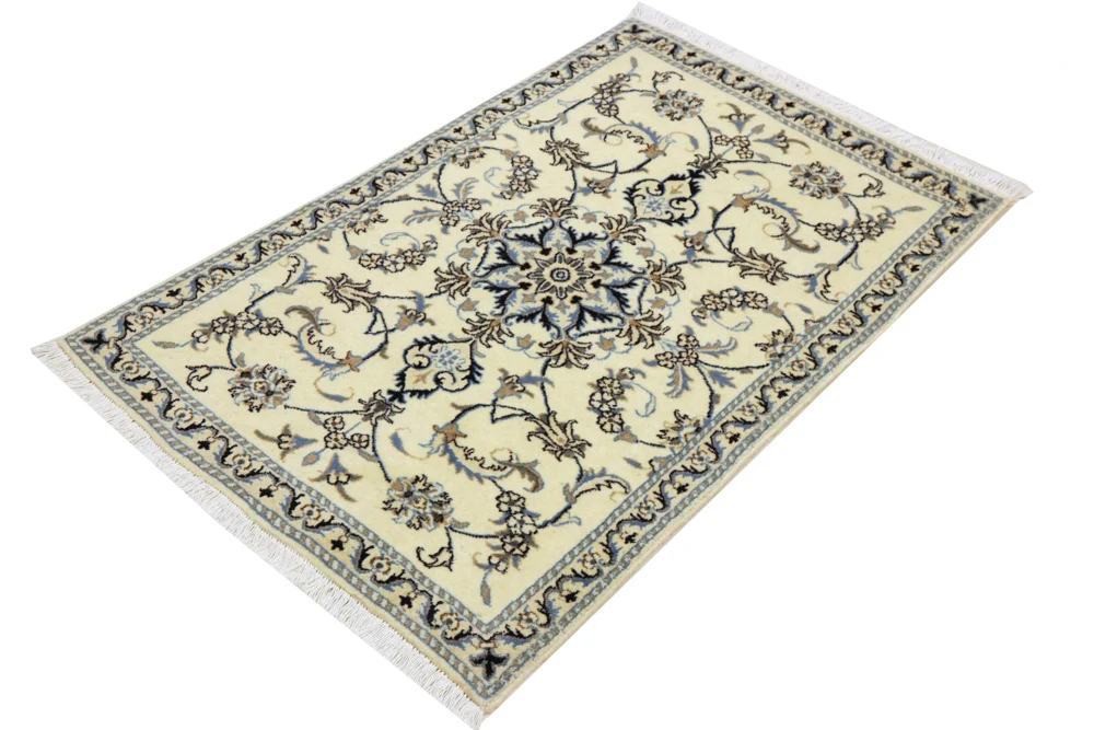 Persisk teppe - Nain - 136 x 87 cm - sand