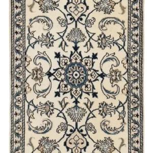 Persisk teppe - Nain - 137 x 69 cm - krem