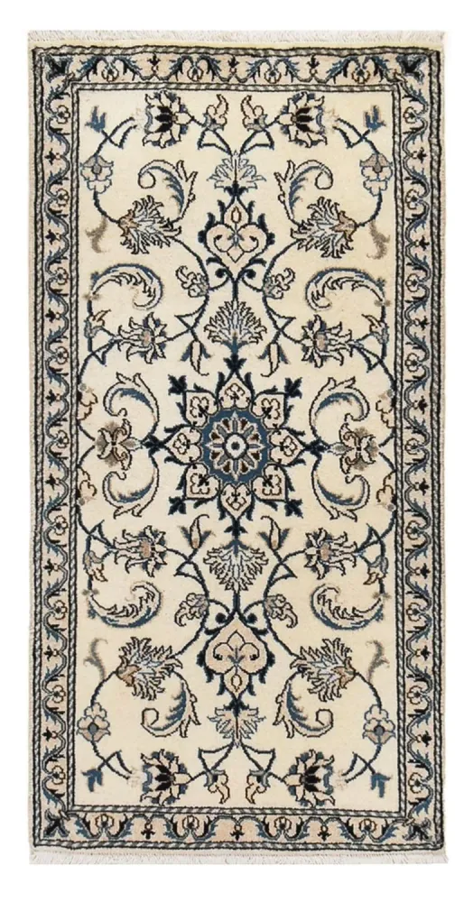Persisk teppe - Nain - 137 x 69 cm - krem