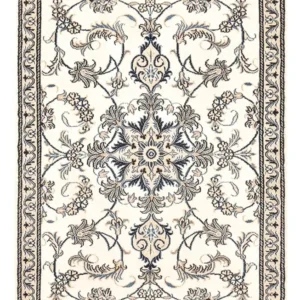 Persisk teppe - Nain - 137 x 88 cm - lys beige