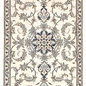 Persisk teppe - Nain - 137 x 87 cm - lys beige