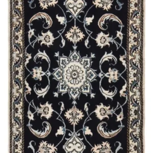 Persisk teppe - Nain - 138 x 66 cm - mørkeblå