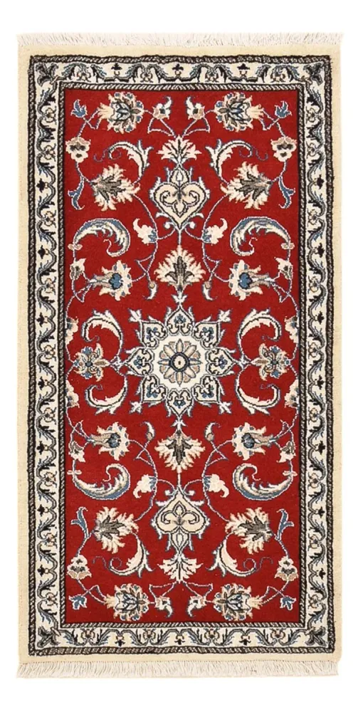 Persisk teppe - Nain - 139 x 71 cm - rød