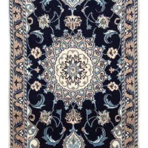 Persisk teppe - Nain - 141 x 66 cm - mørkeblå