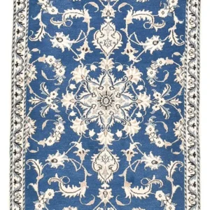 Persisk teppe - Nain - 143 x 86 cm - blå