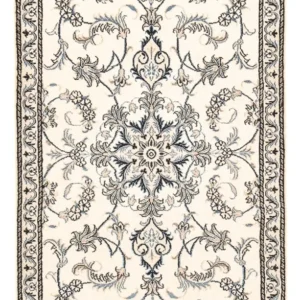 Persisk teppe - Nain - 146 x 88 cm - lys beige