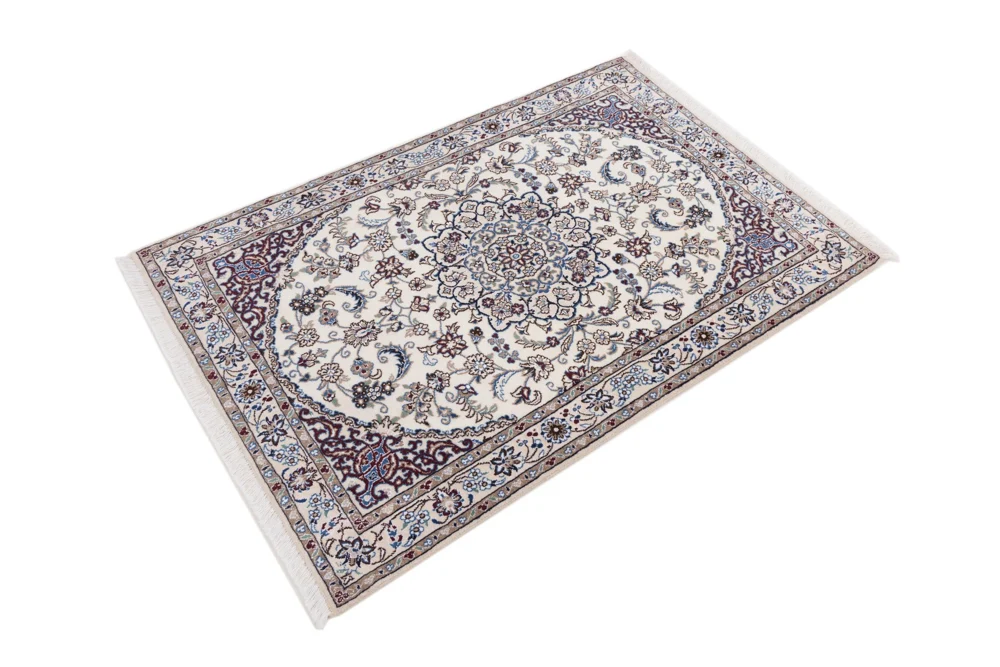 Persisk teppe - Nain - 147 x 100 cm - krem