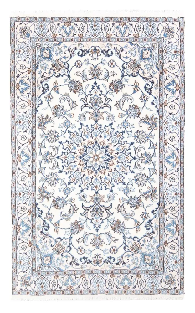 Persisk teppe - Nain - 188 x 116 cm - krem