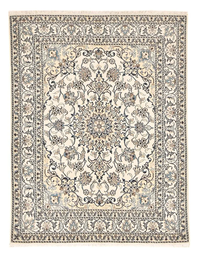 Persisk teppe - Nain - 193 x 145 cm - lys beige