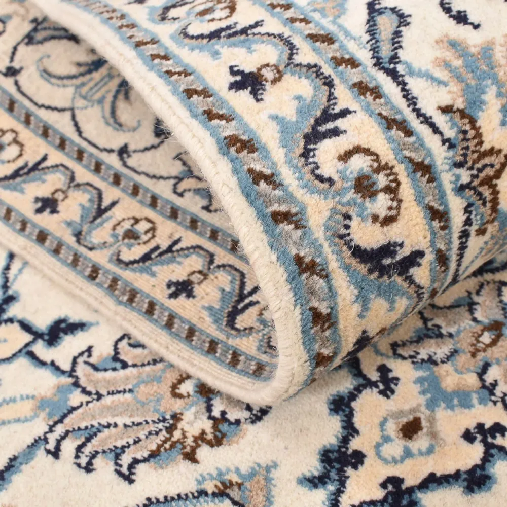 Persisk teppe - Nain - 193 x 145 cm - lys beige