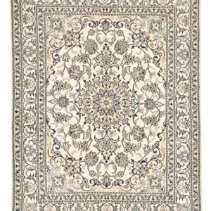 Persisk teppe - Nain - 193 x 145 cm - lys beige