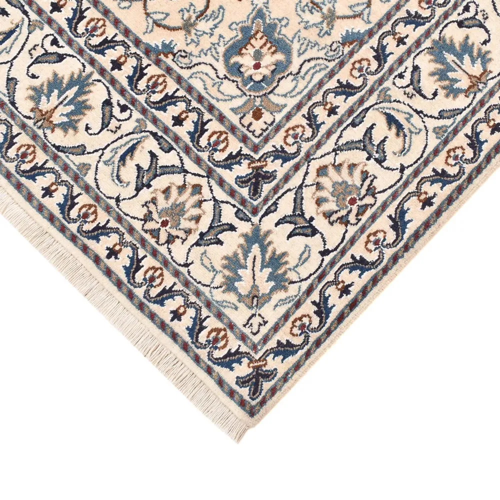 Persisk teppe - Nain - 197 x 147 cm - lys beige