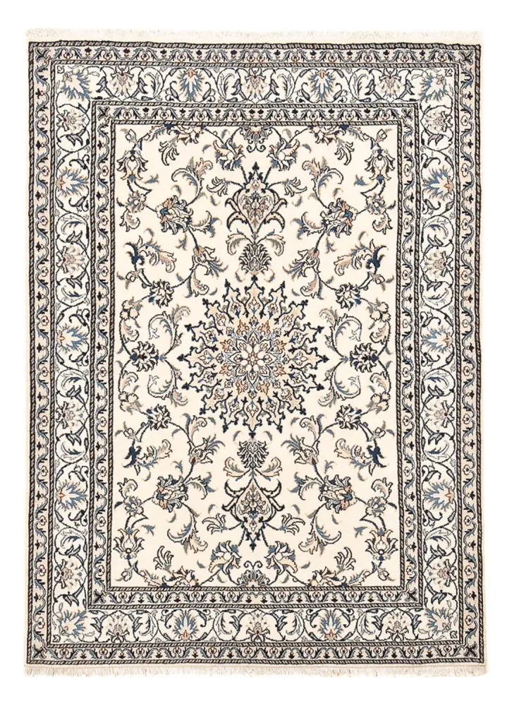 Persisk teppe - Nain - 198 x 143 cm - lys beige