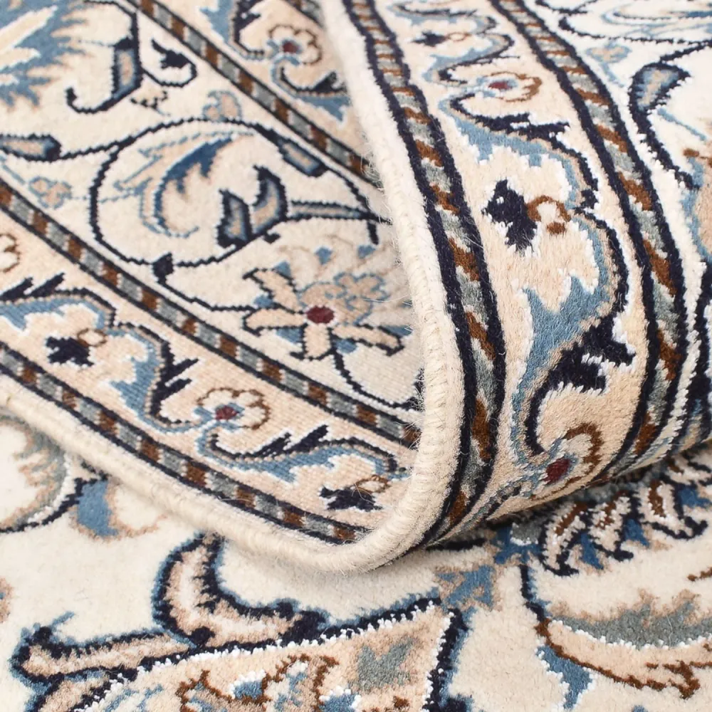 Persisk teppe - Nain - 198 x 143 cm - lys beige