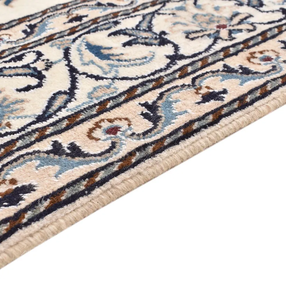 Persisk teppe - Nain - 198 x 143 cm - lys beige