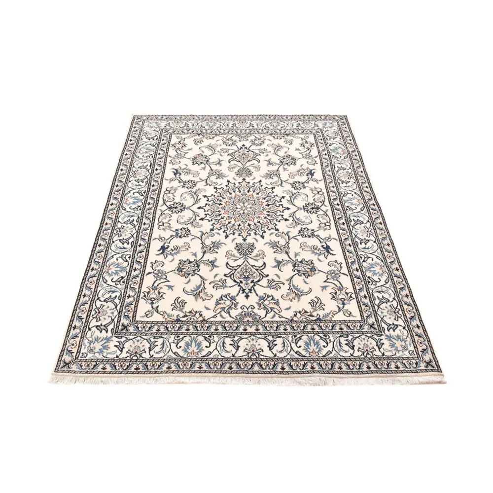Persisk teppe - Nain - 198 x 143 cm - lys beige