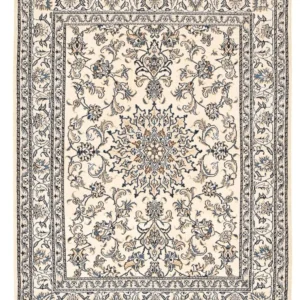 Persisk teppe - Nain - 198 x 147 cm - lys beige