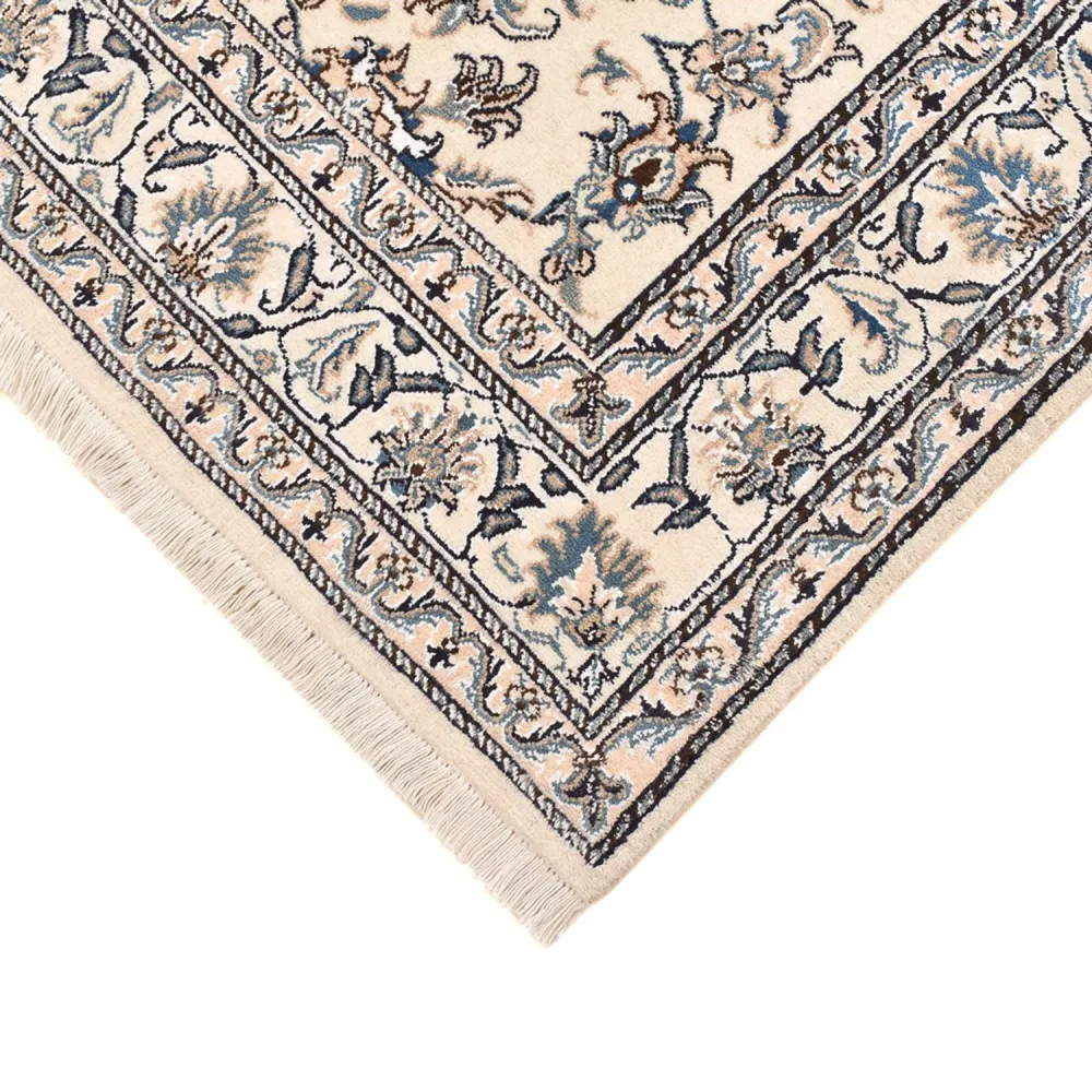 Persisk teppe - Nain - 198 x 147 cm - lys beige