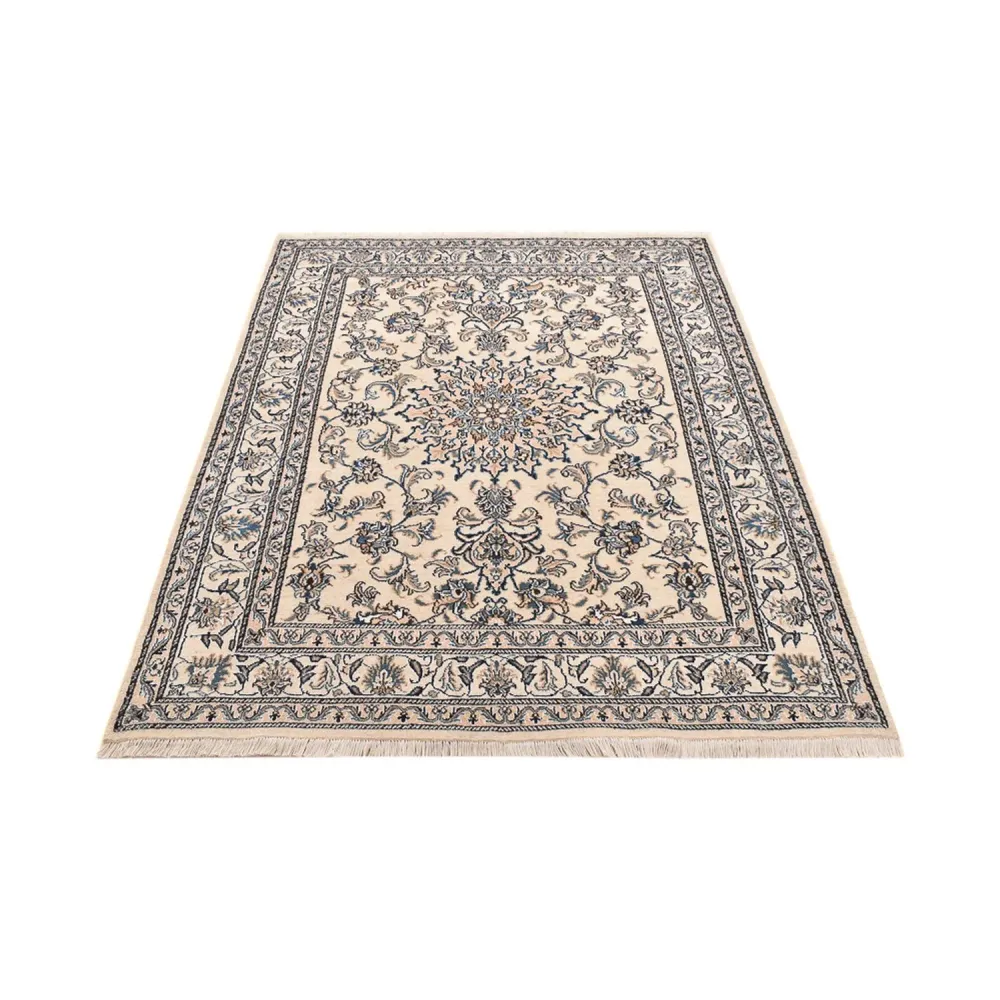 Persisk teppe - Nain - 198 x 147 cm - lys beige