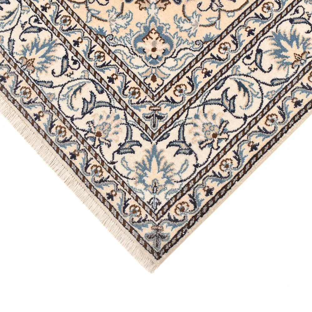Persisk teppe - Nain - 198 x 152 cm - lys beige