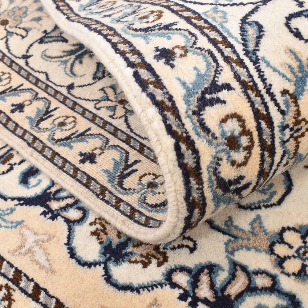Persisk teppe - Nain - 198 x 152 cm - lys beige