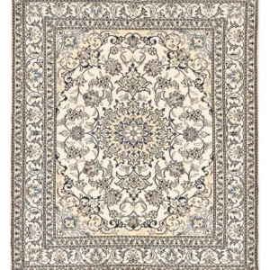 Persisk teppe - Nain - 198 x 152 cm - lys beige