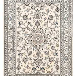 Persisk teppe - Nain - 200 x 144 cm - lys beige