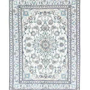 Persisk teppe - Nain - 200 x 144 cm - naturhvit