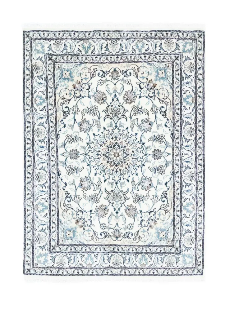 Persisk teppe - Nain - 200 x 144 cm - naturhvit